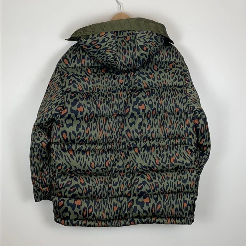 Sandro Paris Green Reversible Puffer Jacket Large - Picture 8 of 10